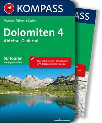 Kompass Wanderführer Dolomiten, m. Karte. Tl.4