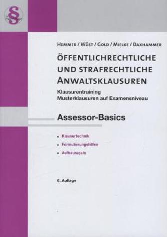 Öffentlichrechtliche und strafrechtliche Anwaltsklausur