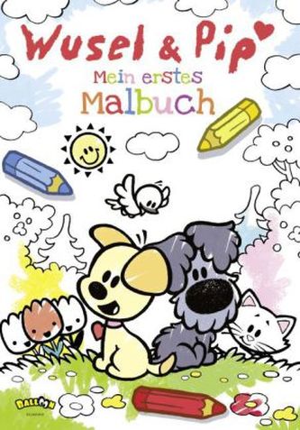 Wusel & Pip - Mein erstes Malbuch