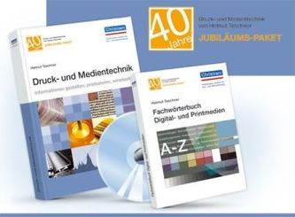 Druck- und Medientechnik, m. DVD-ROM. Fachwörterbuch Digital- und Printmedien, 2 Bde.