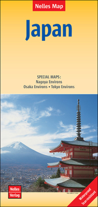 Nelles Map Japan, Polyart-Ausgabe. Japon / Japón