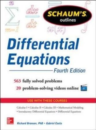 Schaum's Outline of Differential Equations, 4th Edition