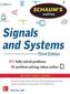 Schaum's Outline of Signals and Systems