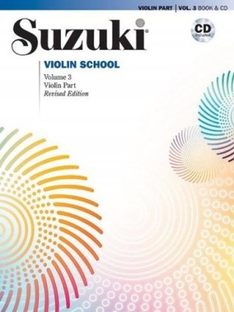 Suzuki Violin School, Revised Edition, Violin Part, w. Audio-CD. Vol.3