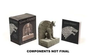 Game of Thrones: Stark Direwolf, w. miniature statue