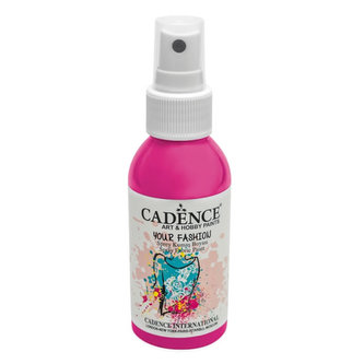 Cadence barva na textil ve spreji 100ml - růžová
