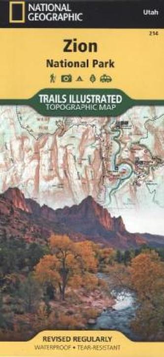 National Geographic Trails Illustrated Map Zion National Park