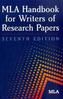 MLA Handbook for Writers of Research Papers