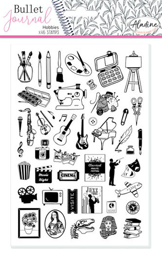 Razítka StampoBullet Journal - Koníčky