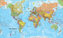 Freytag Berndt Huge World Map, political, laminiert