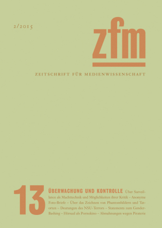 Zeitschrift für Medienwissenschaft. Nr.13