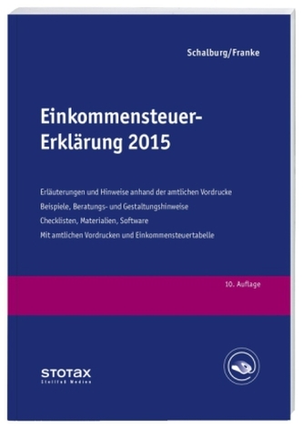 Einkommensteuer-Erklärung 2015