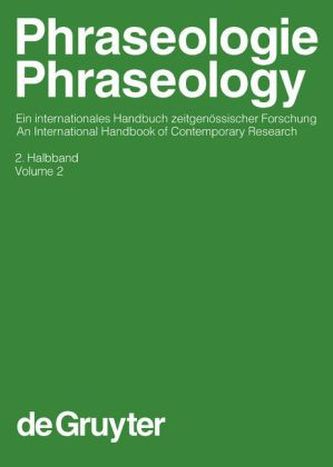 Phraseologie / Phraseology. 2. Halbbd.
