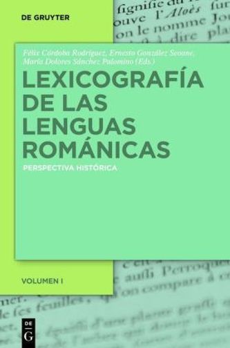 Lexicografía de las lenguas románicas. Vol.1