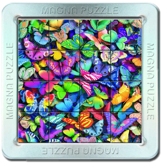Puzzle 16 d. 3D Magnetické puzzle Motýli