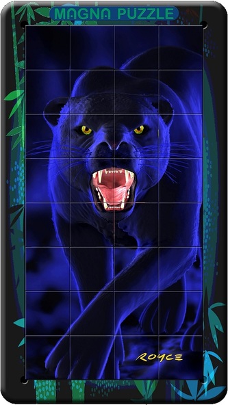Puzzle 32 d. 3D Magnetické puzzle Panter