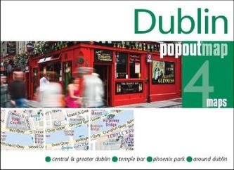 Dublin PopOut Map, 4 maps