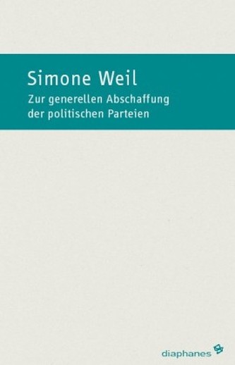 Zur generellen Abschaffung der politischen Parteien