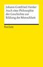 Auch eine Philosophie der Geschichte zur Bildung der Menschheit
