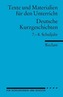 Deutsche Kurzgeschichten, 7.-8. Schuljahr. Tl.1