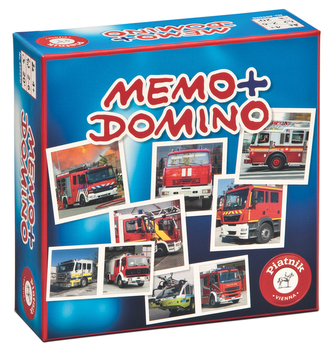 Pexeso&Domino-Hasičská auta (CZ)