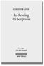 Re-Reading the Scriptures