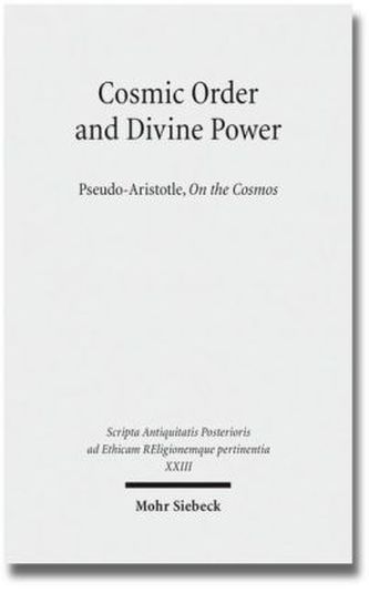 Cosmic Order and Divine Power