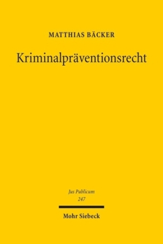 Kriminalpräventionsrecht