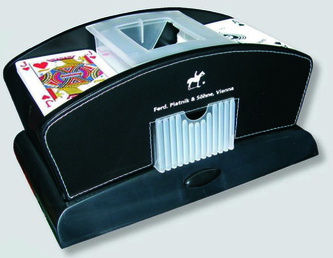 Míchačka na karty černá (baterie)