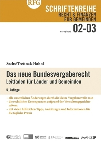 Das neue Bundesvergaberecht (f. Österreich)