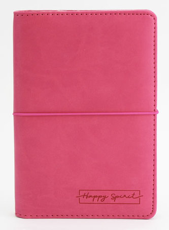 Diář UNI: Růžový kroužkový M s vyměnitelným kalendáriem 2021