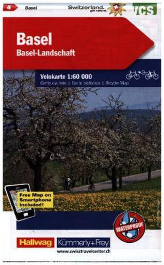 Kümmerly & Frey Karte Basel, Velokarte