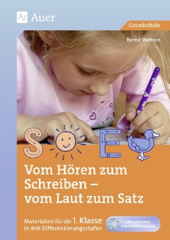 Vom Hören zum Schreiben - vom Laut zum Satz, m. CD-ROM