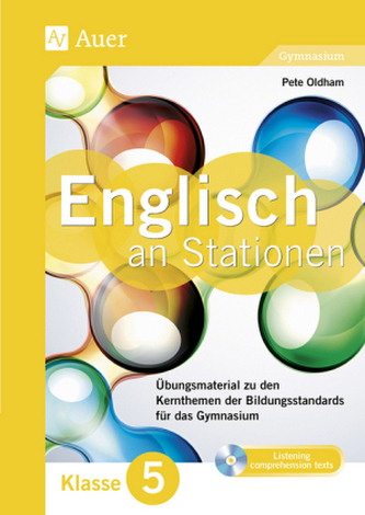 Englisch an Stationen, Klasse 5 Gymnasium, m. Audio-CD