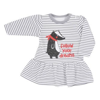 Kojenecké šatičky Koala Jezevec s obrázkem