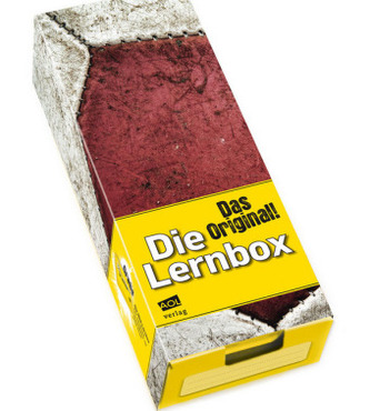 Die Lernbox (DIN A8) - Design: Fußball