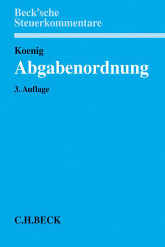 Abgabenordnung (AO), Kommentar
