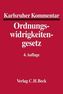 Karlsruher Kommentar Ordnungswidrigkeitengesetz (OWiG)