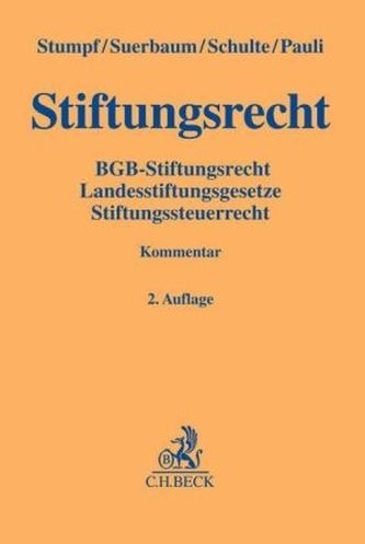 Stiftungsrecht (StiftR), Kommentar