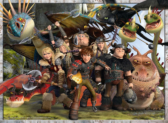 Jak vycvičit draka: Přátele si drž blízko 300 dílků