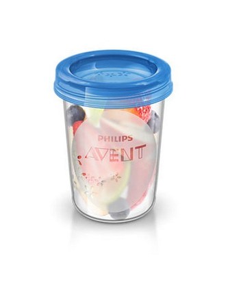 Sada Via pohárků s víčkem Avent 240 ml - 5 ks