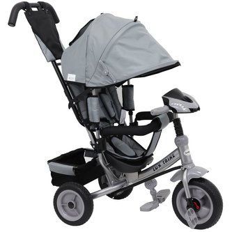 Dětská tříkolka s LED světly Baby Mix Lux Trike šedá
