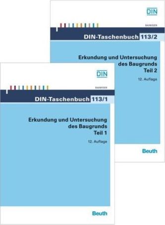 Erkundung und Untersuchung des Baugrunds, 2 Bde.