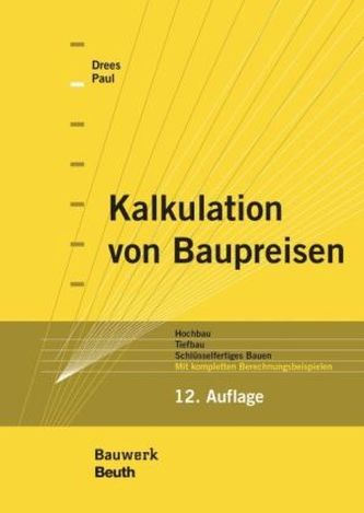 Kalkulation von Baupreisen