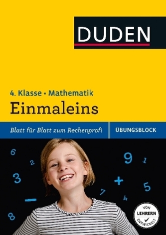 Übungsblock: Mathematik - Einmaleins, 4. Klasse - bis 1.000.000