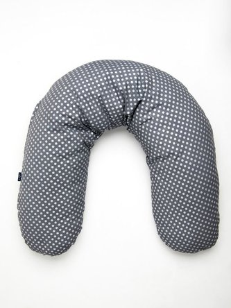 Univerzální kojící polštář Womar šedý stříbrné puntíky Univerzální kojící polštář Womar šedý stříbrné puntíky