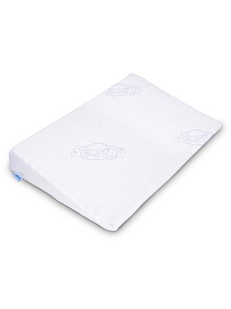 Kojenecký polštář - klín Sensillo bílý 59x37 cm
