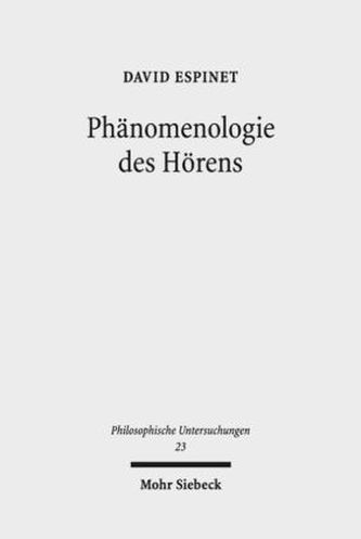 Phänomenologie des Hörens