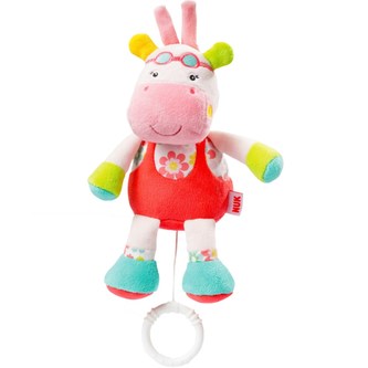 Dětská plyšová hrající hračka Nuk hrošík