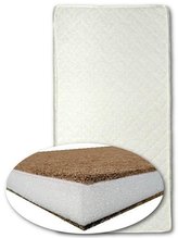 Dětská matrace New Baby 120x60 kokos-molitan-kokos bílá